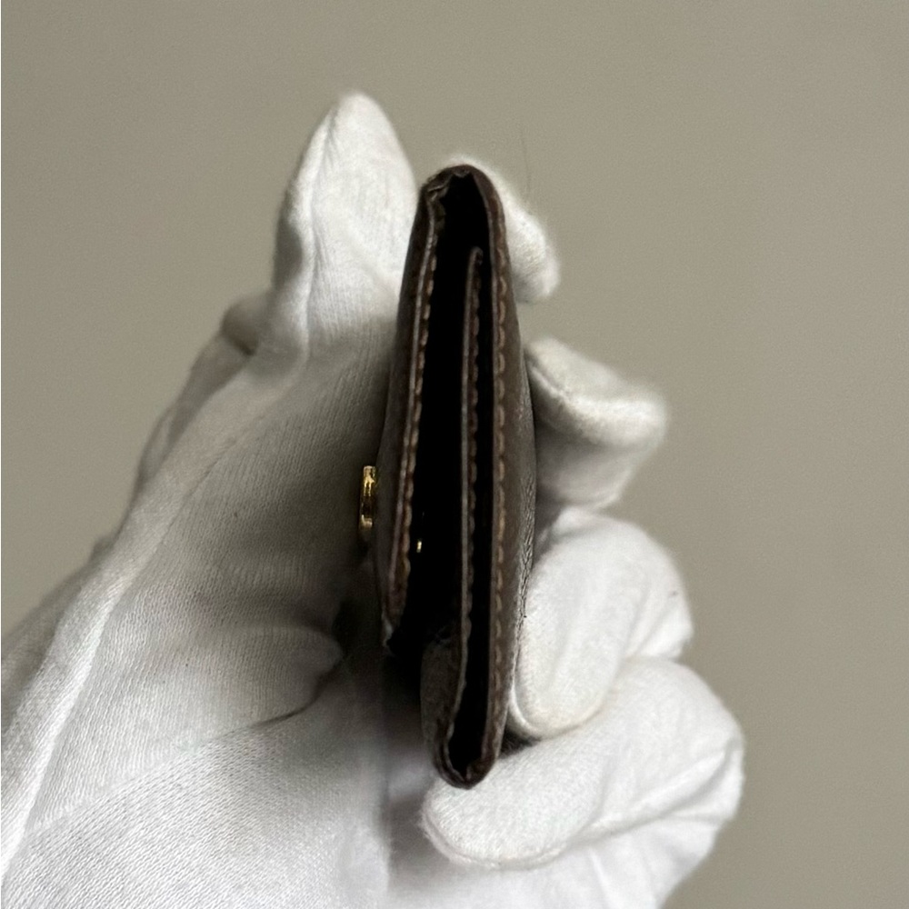 Burberry Brown Leather Key Case Holder Wallet - 3 Rings - Picture 5 of 14